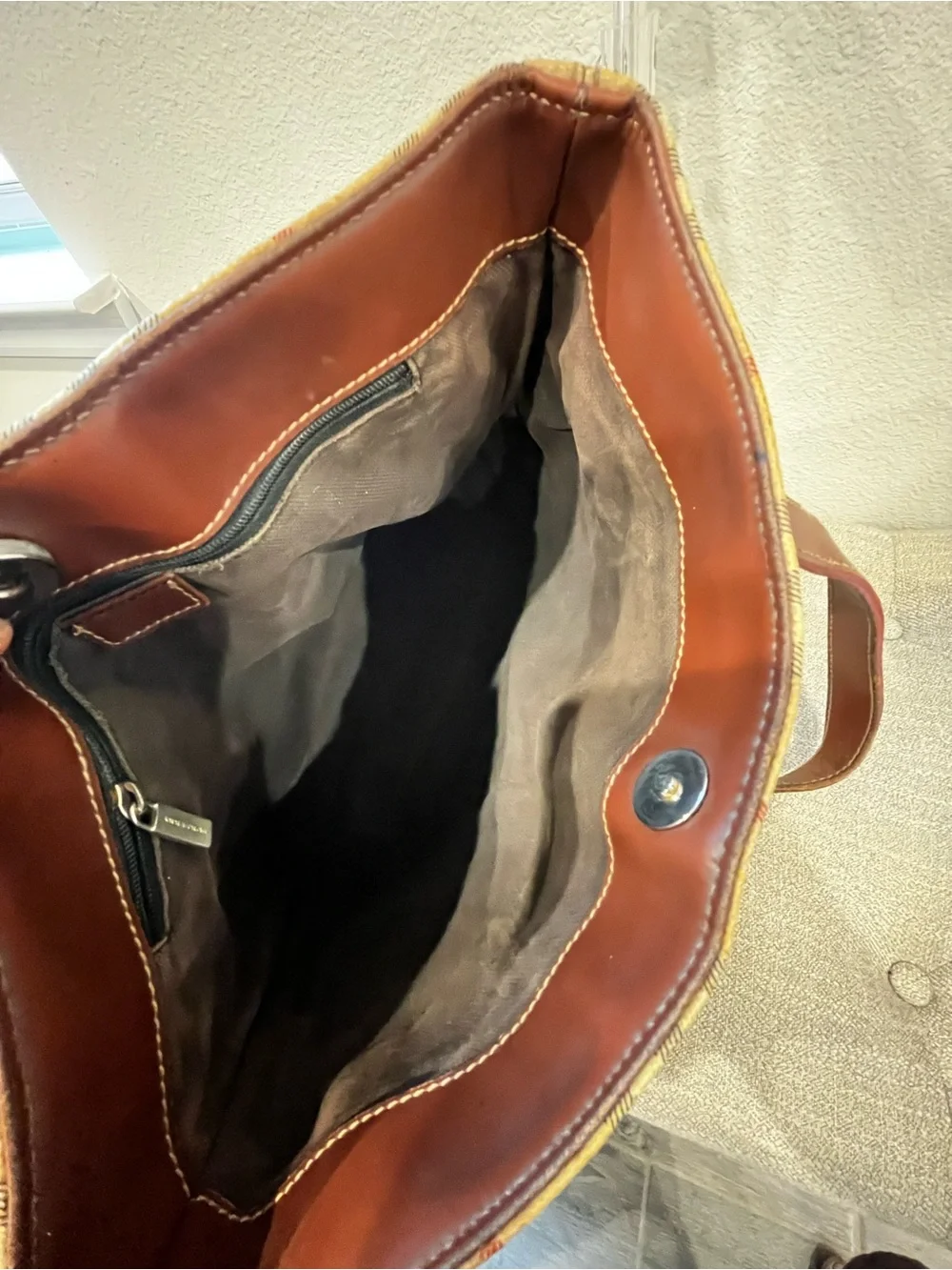 Burberry Haymarket vintage tote bag